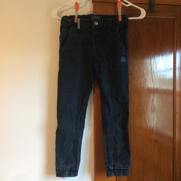 Souris Mini - Boy joggers cords - Dark blue - 8 yo - Picture 1 of 2